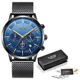 Reloj Hombre 2020 New Watch Men LIGE Fashion Sport Quartz Clock Mens Watches Top Brand Luxury Business Waterproof Wirstwatch+Box