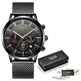 Reloj Hombre 2020 New Watch Men LIGE Fashion Sport Quartz Clock Mens Watches Top Brand Luxury Business Waterproof Wirstwatch+Box