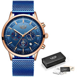 Reloj Hombre 2020 New Watch Men LIGE Fashion Sport Quartz Clock Mens Watches Top Brand Luxury Business Waterproof Wirstwatch+Box