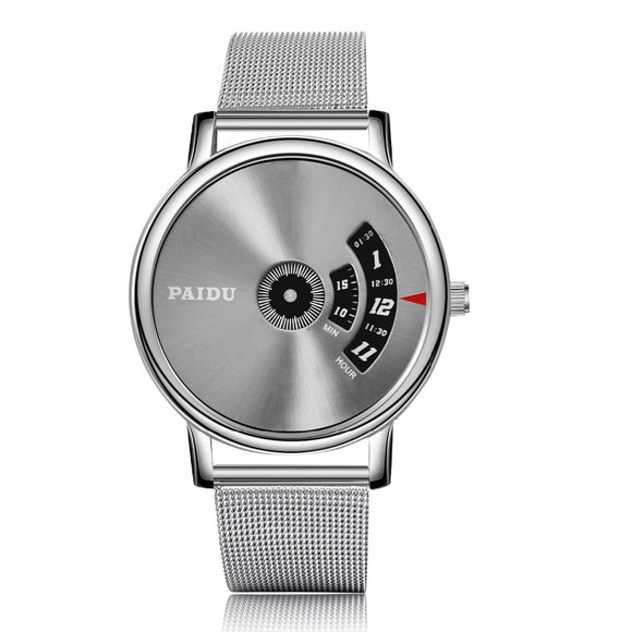 Man Watch 2020 Top Luxury Brand PAIDU Watch Fashion Creative Turntable Watches Men Stainless Steel Men Watch relogio masculino