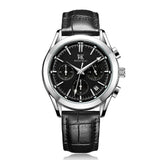 2020 year Quartz watch luxury brown Leather belt Stopwatch Luminous waterproof Men's watch Top brand