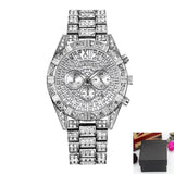 CURDDE Famous Luxury Brand Watches Mens Fashion Date Steel Gold Diamond Business Gifts Quartz Watch Relogio Masculino Ouro 2020