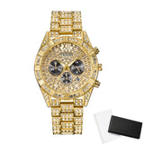 CURDDE Famous Luxury Brand Watches Mens Fashion Date Steel Gold Diamond Business Gifts Quartz Watch Relogio Masculino Ouro 2020