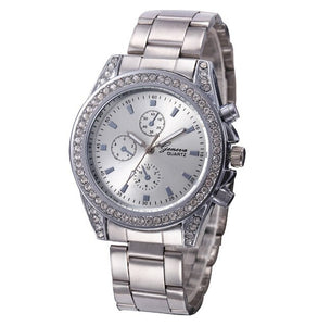 Top Watch Women 2020 Diamond Metal Band Analog Quartz Fashion Wrist Watch zegarek damski relogio feminino donna orologio