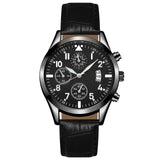 2020 Direct Selling New High-end Leisure Business Calendar Luminous Men Watch Male Skin With Quartz Watches