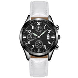 2020 Direct Selling New High-end Leisure Business Calendar Luminous Men Watch Male Skin With Quartz Watches