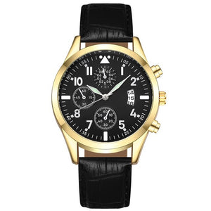 2020 Direct Selling New High-end Leisure Business Calendar Luminous Men Watch Male Skin With Quartz Watches