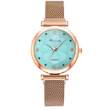 2020 New Rose Gold Watch Women Watches Ladies Creative Steel Women's Bracelet Watches Female Clock Relogio Feminino Montre Femme