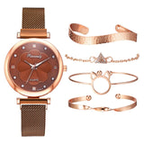 2020 New Rose Gold Watch Women Watches Ladies Creative Steel Women's Bracelet Watches Female Clock Relogio Feminino Montre Femme