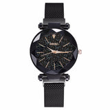 2020 Luxury Ladies Watch Fashion Women Watches Mesh Magnet Starry Sky Watch Women Quartz Wristwatches Relojes De Mujer Promocao