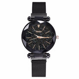 2020 Luxury Ladies Watch Fashion Women Watches Mesh Magnet Starry Sky Watch Women Quartz Wristwatches Relojes De Mujer Promocao