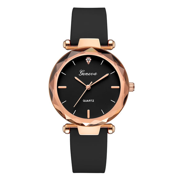 2020 Hot Sell Women Watch Luxury Diamond Brand Casual Simple Quartz Clock For Women Leather Strap Wrist Watch Reloj Mujer A80