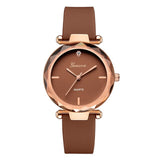 2020 Hot Sell Women Watch Luxury Diamond Brand Casual Simple Quartz Clock For Women Leather Strap Wrist Watch Reloj Mujer A80