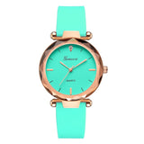 2020 Hot Sell Women Watch Luxury Diamond Brand Casual Simple Quartz Clock For Women Leather Strap Wrist Watch Reloj Mujer A80