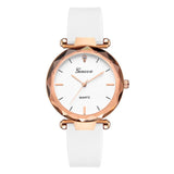 2020 Hot Sell Women Watch Luxury Diamond Brand Casual Simple Quartz Clock For Women Leather Strap Wrist Watch Reloj Mujer A80