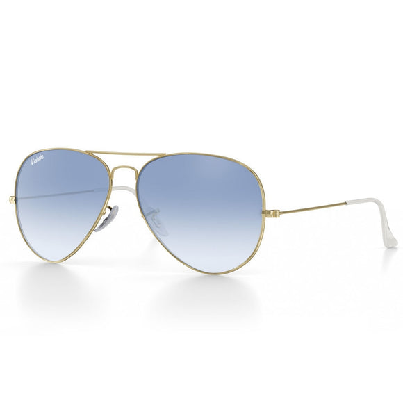 VIAHDA Brand 2020 Pilot sunglasses women Men Gradient Glass lens 58mm lunette designer retro glasses