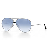 VIAHDA Brand 2020 Pilot sunglasses women Men Gradient Glass lens 58mm lunette designer retro glasses