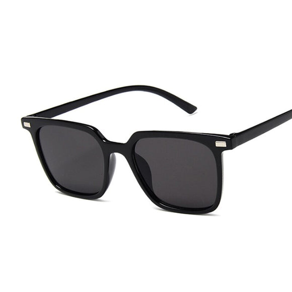 2020 Black Square Oversized Sunglasses Women Big Frame Colorful Sun Glasses Female Mirror Oculos Unisex Blue Shades