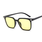 2020 Black Square Oversized Sunglasses Women Big Frame Colorful Sun Glasses Female Mirror Oculos Unisex Blue Shades