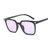 2020 Black Square Oversized Sunglasses Women Big Frame Colorful Sun Glasses Female Mirror Oculos Unisex Blue Shades