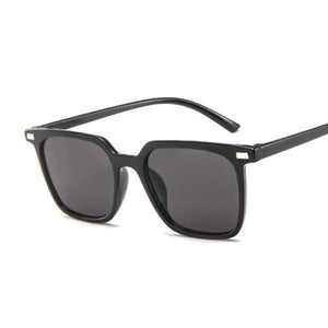 2020 Black Square Oversized Sunglasses Women Big Frame Colorful Sun Glasses Female Mirror Oculos Unisex Blue Shades