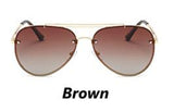 2020 Rimless UV400 Women Sunglasses Driving Glasses For Women 6 Colors Stainless Steel Frame With Box